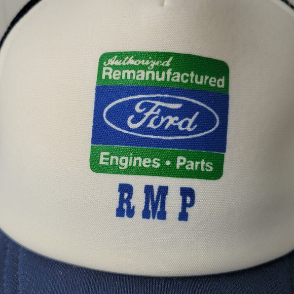 RMP Authorized Remanufactured Ford Engines Parts Logo Trucker Cap Snapback Hat - Picture 3 of 9